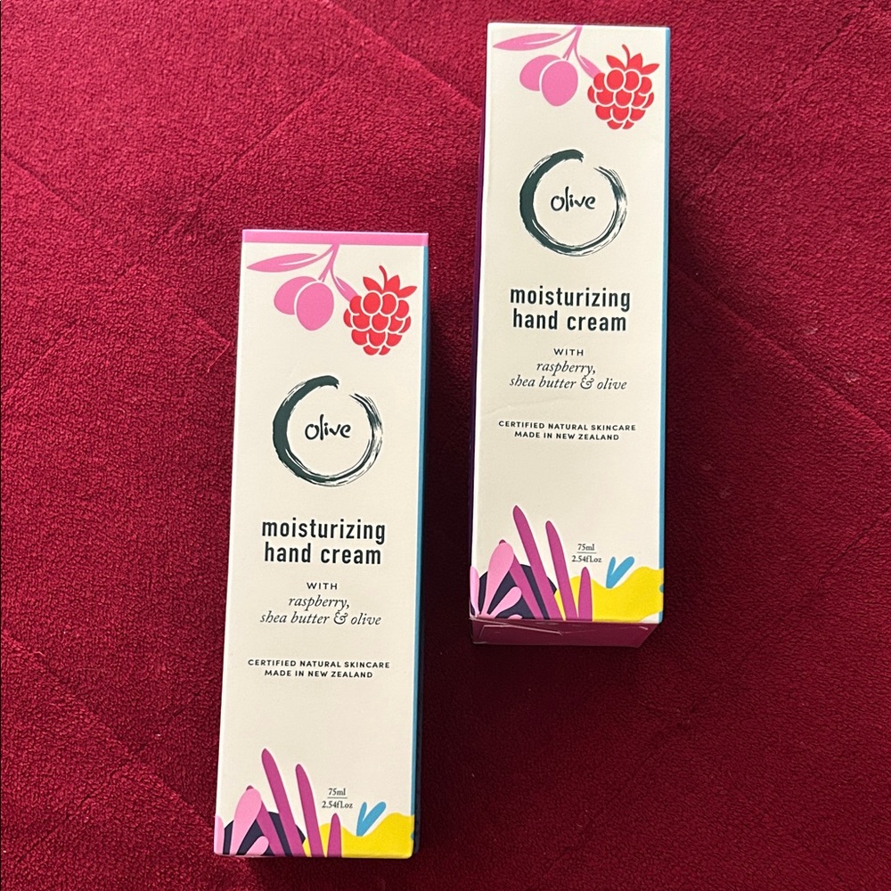 Get 2 Olive Moisturizing Hand Cream with Raspberry and Shea Butter